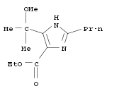 1H-Imidazole-5-carboxylic acid, 4-(1-methoxy-1-methylethyl)-2-propyl-, ethyl ester